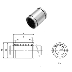 Lm Bearing Size Chart